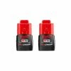 Milwaukee® 48-11-2411 12V Li-Ion M12 Battery 1.5Ah Compact 2Pk -Power Tool Batteries Shop 30843334