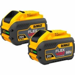 DeWALT® DCB609-2 20/60V Li-Ion Flexvolt Battery 9Ah Extended Capacity 2Pk