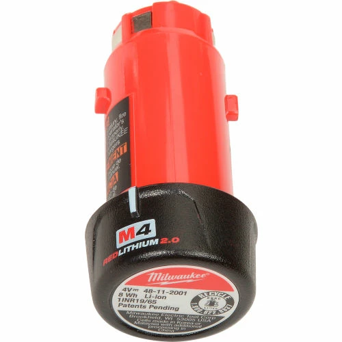 Milwaukee® 48-11-2001 4V Li-Ion M4 Battery 2Ah 4 Milwaukee® 48-11-2001 4V Li-Ion M4 Battery 2Ah - Image 2
