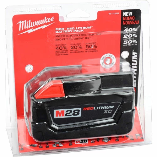 Milwaukee® 48-11-2830 Li-Ion M28 Battery 3Ah Extended Capacity 3 Milwaukee® 48-11-2830 Li-Ion M28 Battery 3Ah Extended Capacity