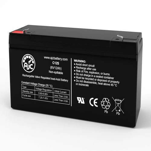 AJC Battery AJC® Wheelhorse 418 Lawn and Garden Replacement Battery 12Ah, 6V, F1 3 AJC Battery AJC® Wheelhorse 418 Lawn and Garden Replacement Battery 12Ah, 6V, F1