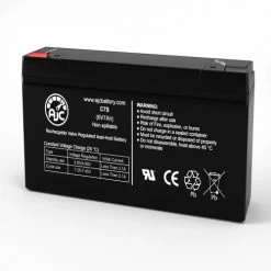 AJC Battery AJC® Sears 256576 Lawn and Garden Replacement Battery 7Ah, 6V, F1