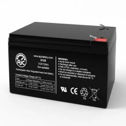 AJC Battery AJC® Mtd Lawn and Garden Replacement Battery 12Ah, 12V, F2