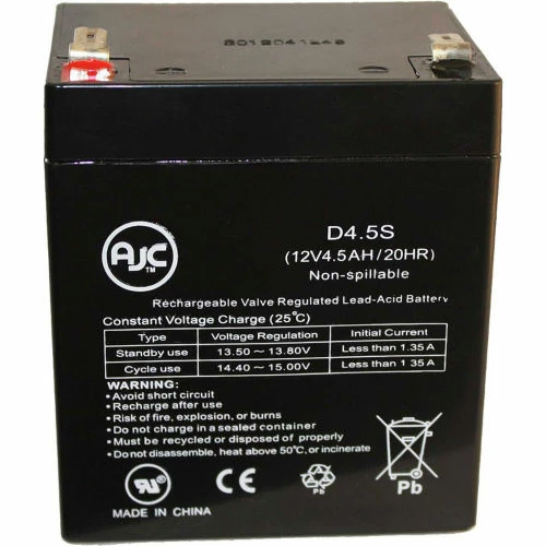 AJC Battery AJC® Black & Decker Acme243215 12V 4.5Ah Lawn and Garden Battery 3 AJC Battery AJC® Black & Decker Acme243215 12V 4.5Ah Lawn and Garden Battery