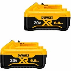 DeWALT® DCB206-2 20V MAX 6.0Ah Li-Ion Battery (2-Pack)