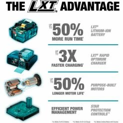 Makita® LXT® Power Tool Battery, 6.0Ah, Lithium-Ion, 18V, 55 Min Charge Time -Power Tool Batteries Shop Makita LXT 1 2