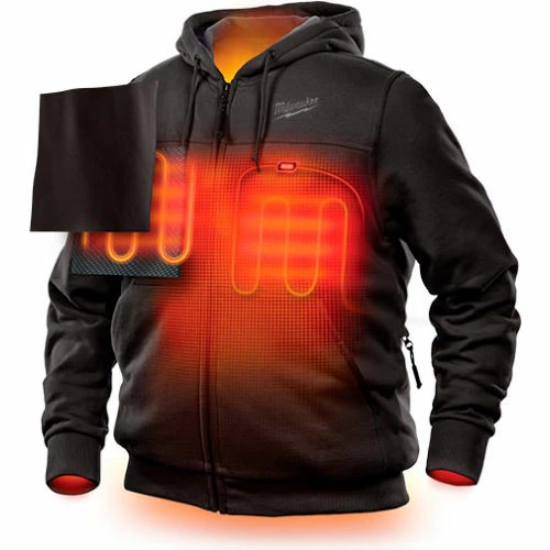 Milwaukee® 302B-21L M12™ Heated Hoodie Kit - Black - L 4 Milwaukee® 302B-21L M12™ Heated Hoodie Kit - Black - L - Image 2
